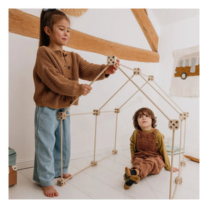 Sarbakane – Baubare Hütte – Libellule-Set – 43 Teile
