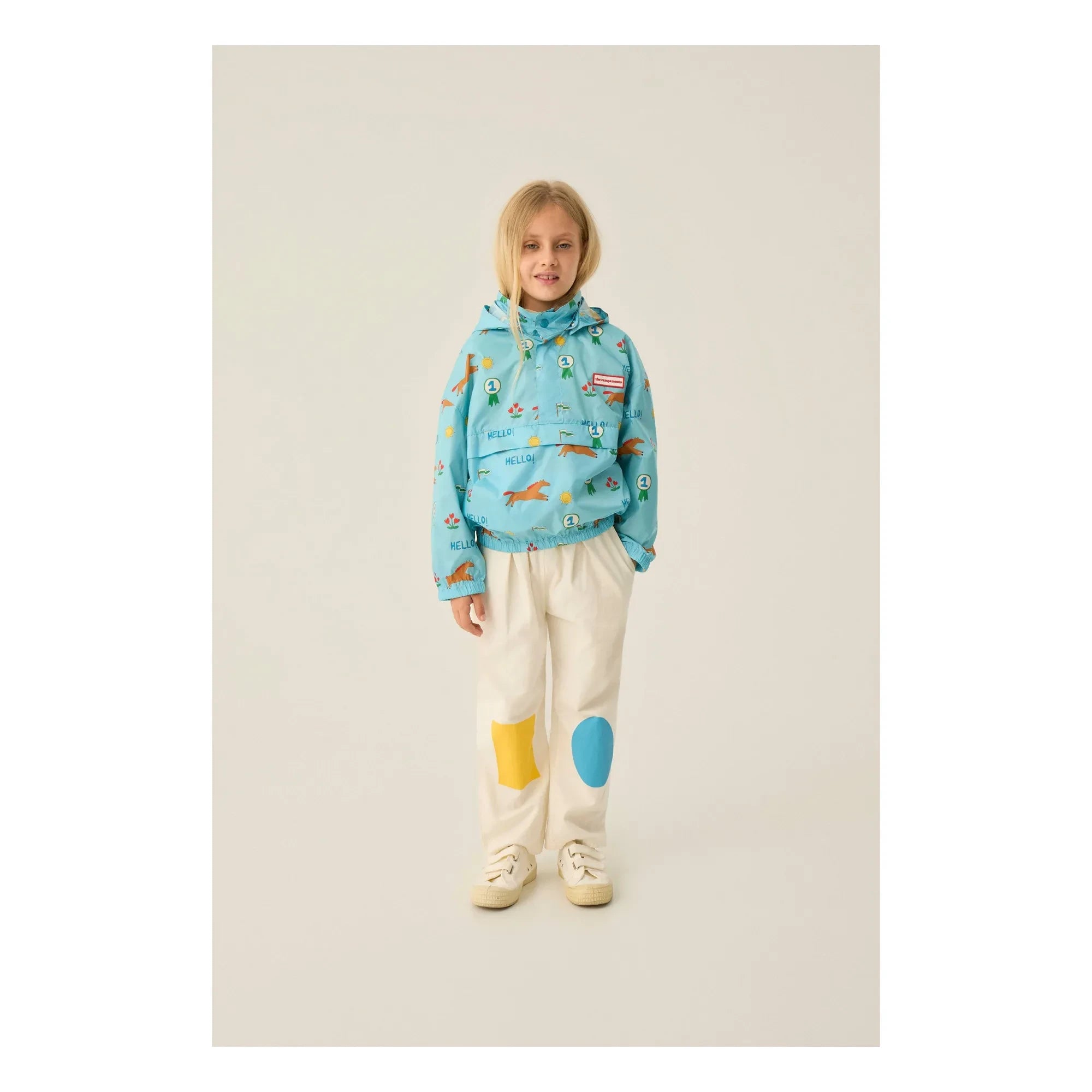 The Campamento - Windbreaker Recycled Fibre | Azurblau