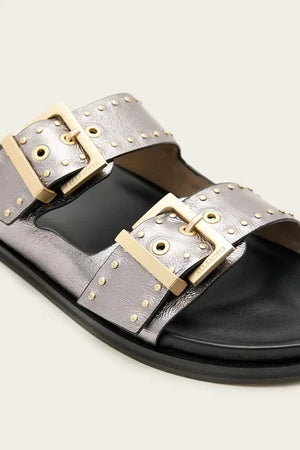 AllSaints Magda Stud Sandale aus Leder