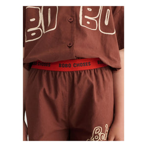 Bobo Choses - Bobo Choses Shorts aus Bio-Baumwolle mit Gummizug | Braun