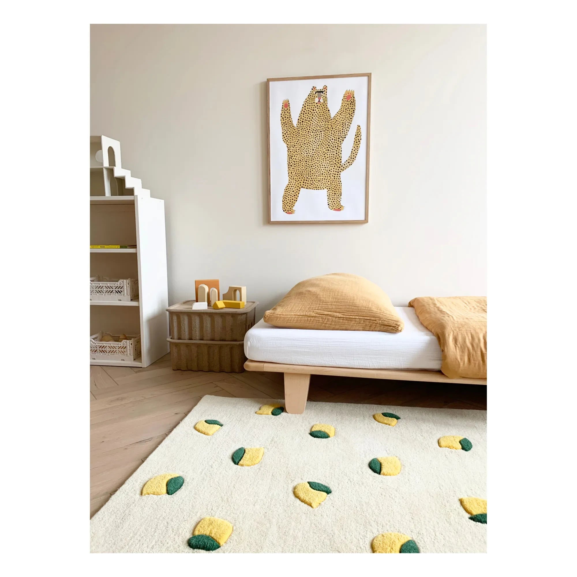 Maison Deux - Wollteppich Zitrone | Beige
