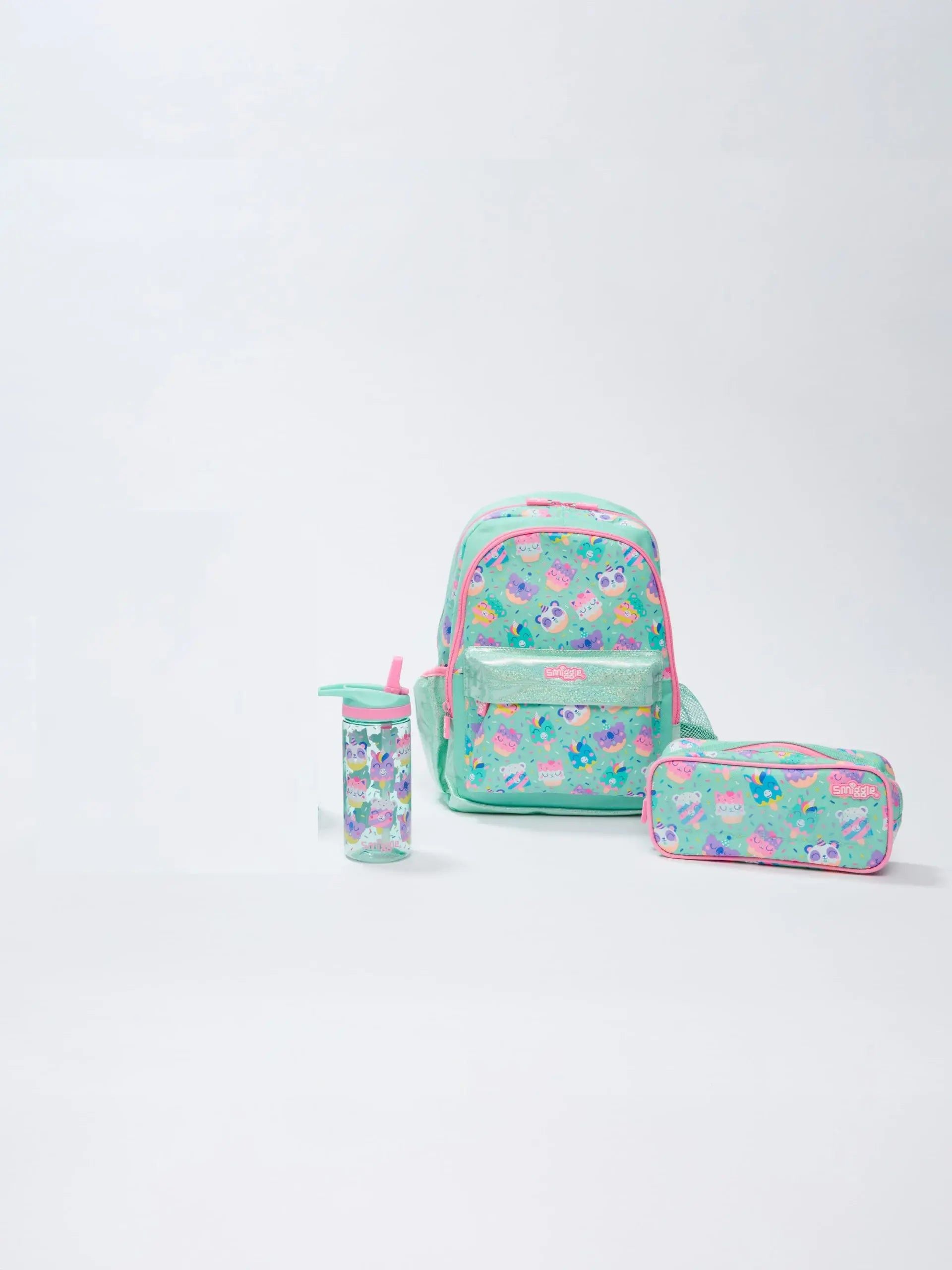 Smiggle - Cloud Nine 3lü Anaokulu ve Kreş Okul Çanta Seti-Dinossi