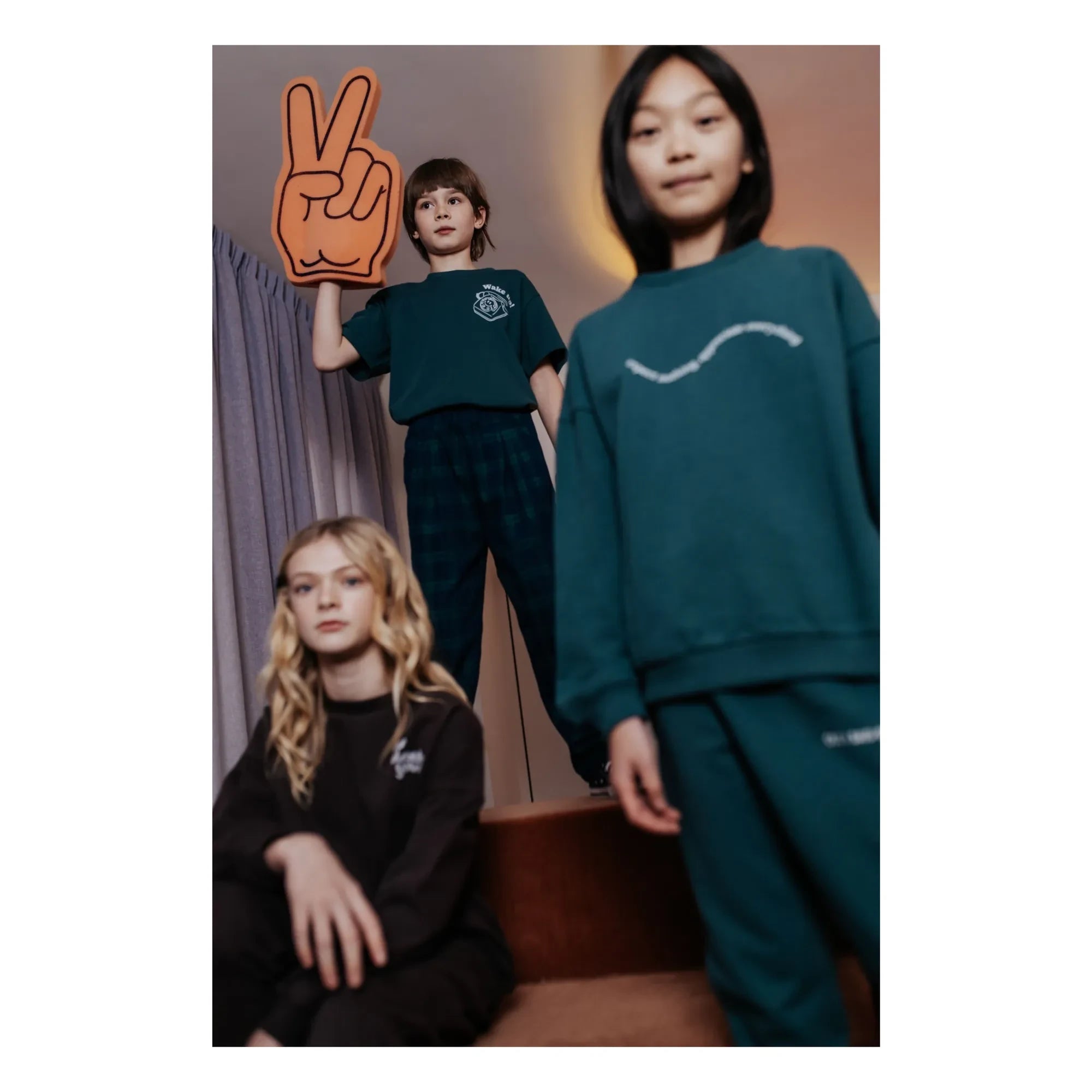 Cos I Said So - Wake Up T-Shirt Bio-Baumwolle | Dunkelgrün