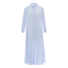Xirena - Boden Baumwoll-Popeline-Kleid | Hellblau