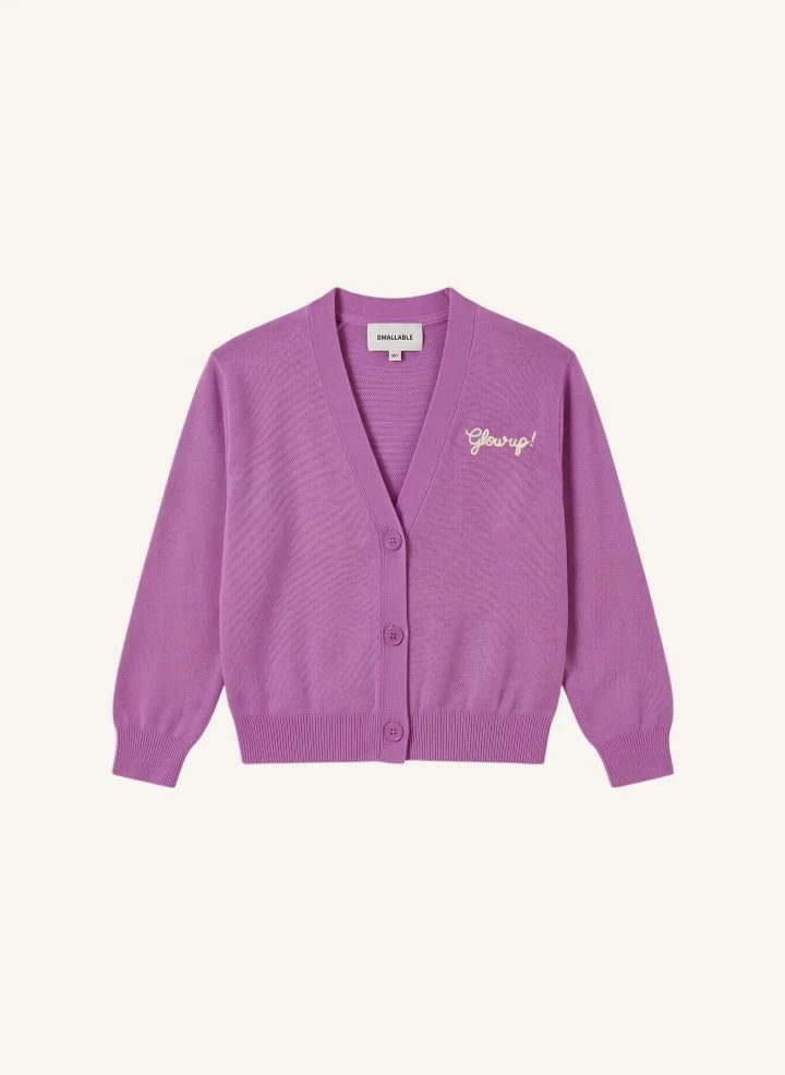 Smallable Kid - Alvi Glow Up Wolle Cardigan | Zartrosa