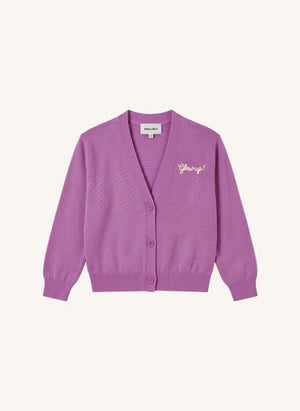 Smallable Kid - Alvi Glow Up Wolle Cardigan | Zartrosa