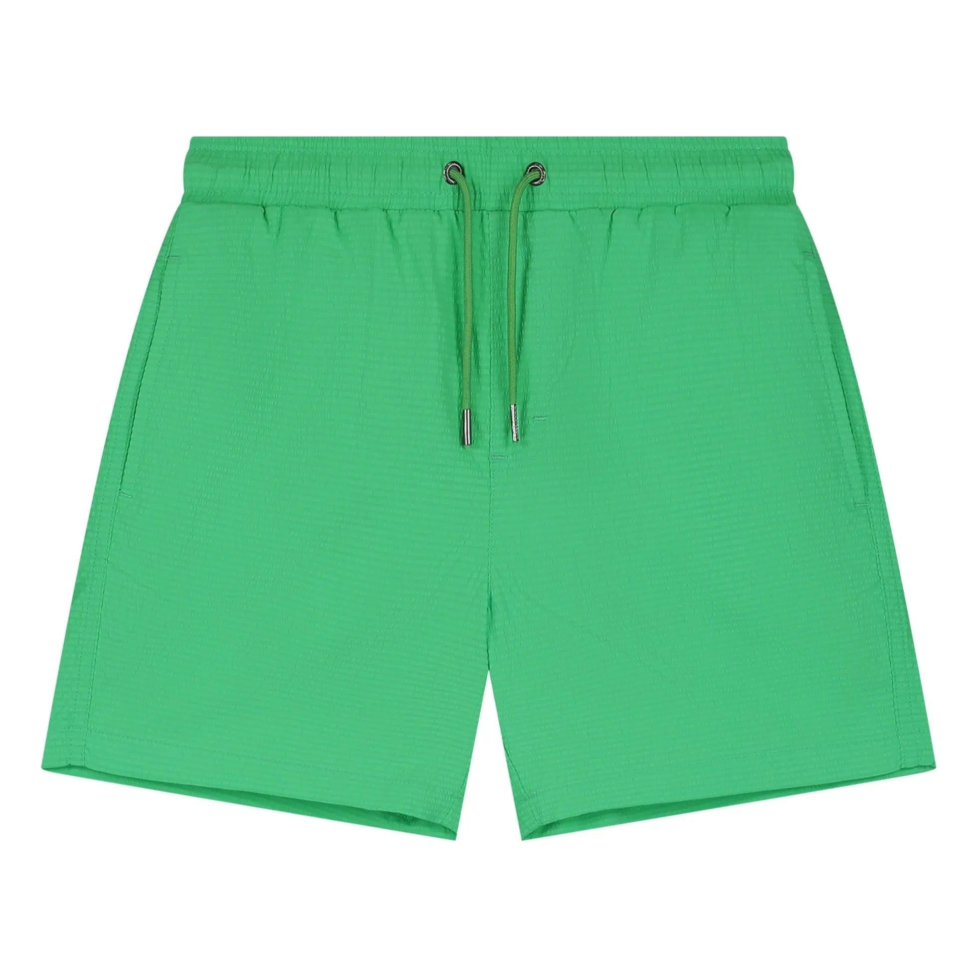 Beachlife - Uni Strukturierte Badeshorts | Grün