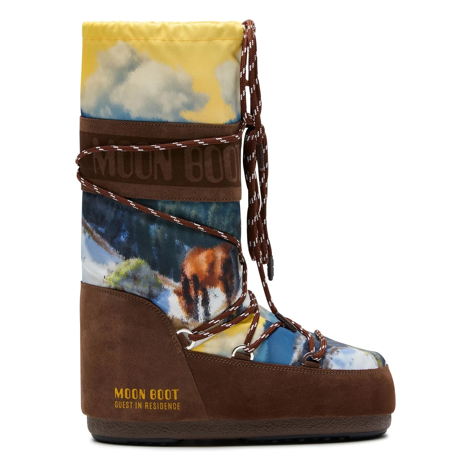 Moon Boot - MB x Guest in Residence Icon Postcard Stiefel | Chocolate