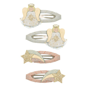 Mimi & Lula - 4er-Set Engelshaarspangen | Gold
