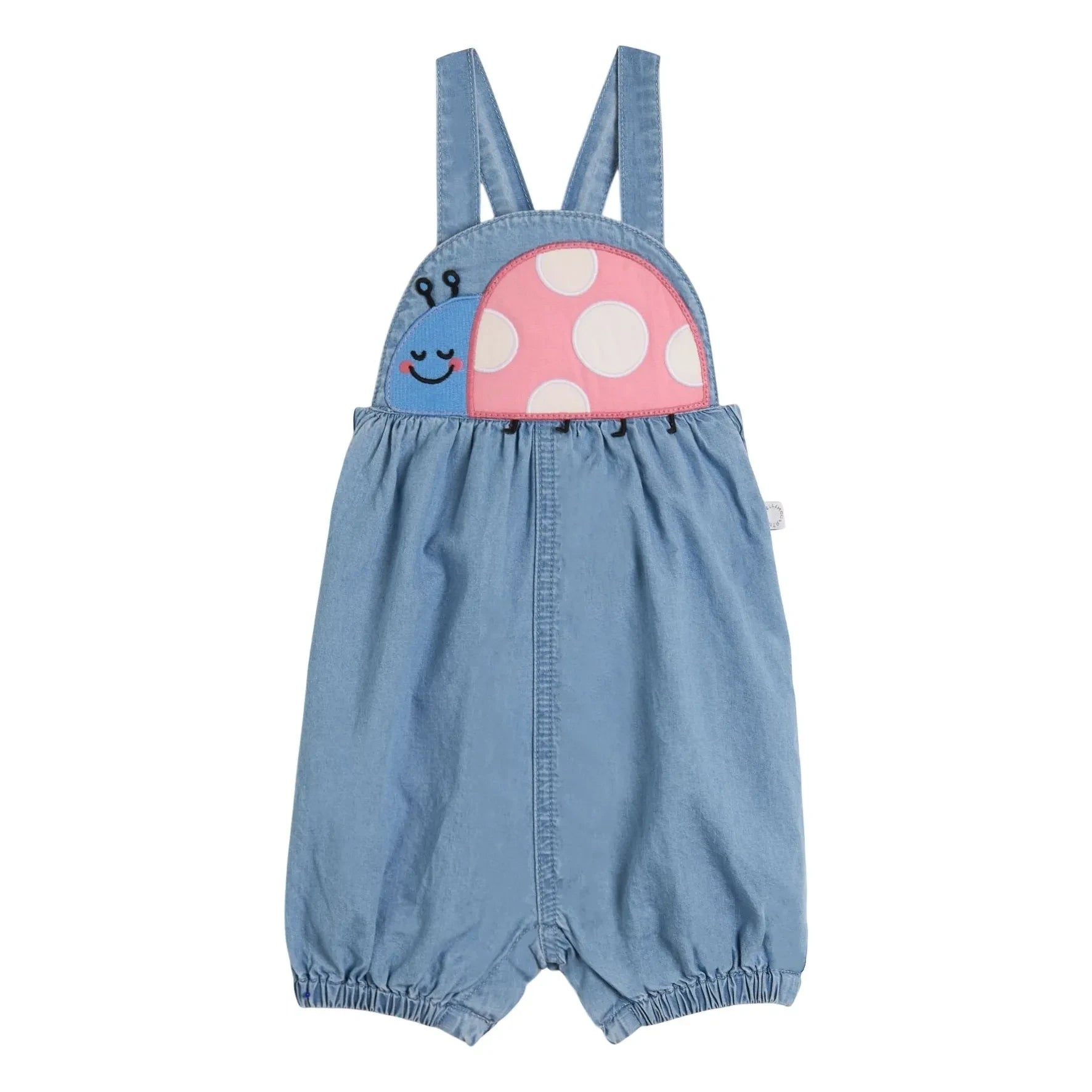Stella McCartney Kids – Latzhose Coccinelle aus Bio-Denim | Blau