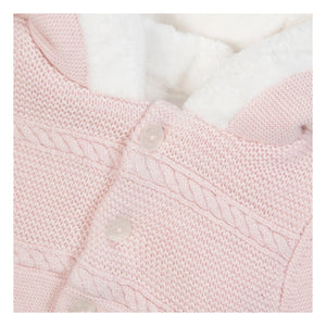 Tartine et Chocolat - Gefütterte Strickjacke | Blassrosa