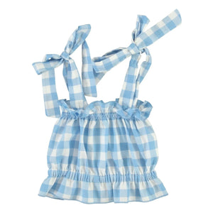 Bebe Organic - Viola Kareli Trägerloses Oberteil | Hellblau