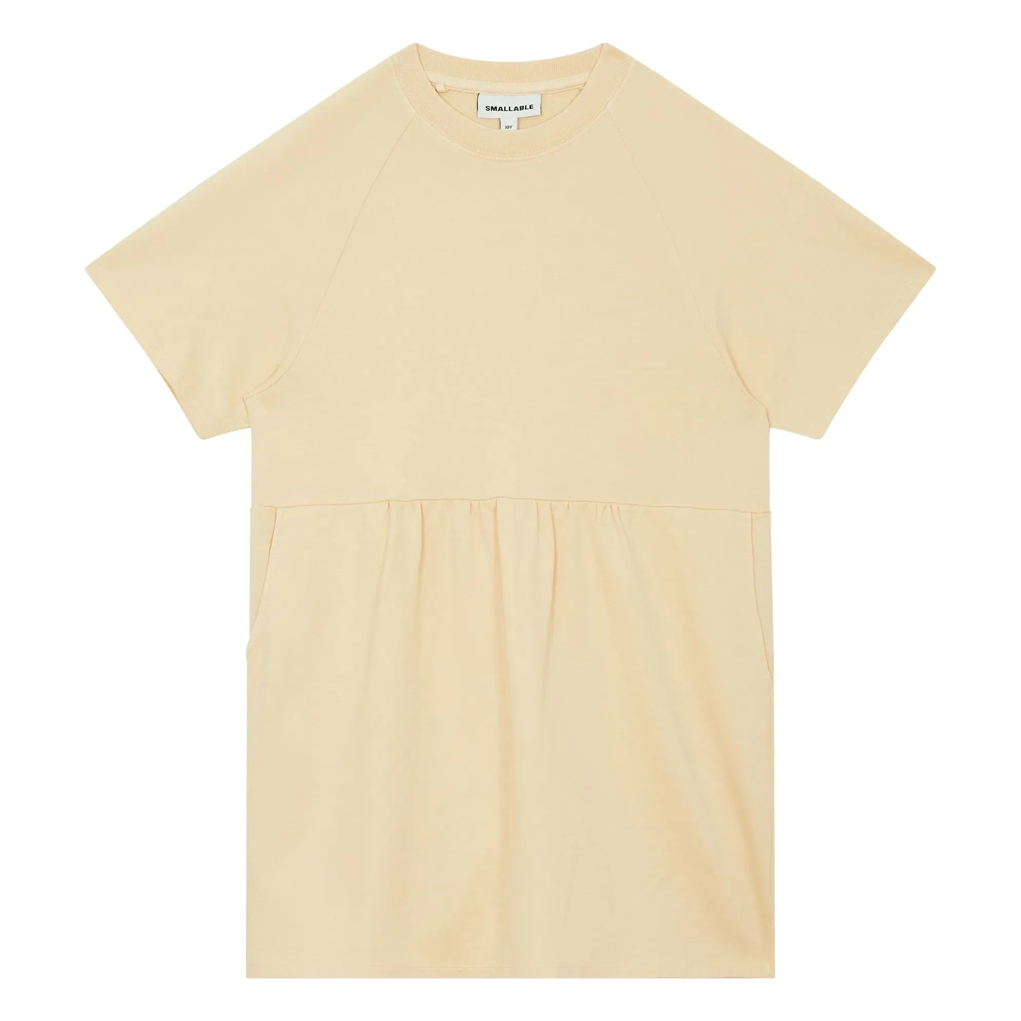 Smallable Kid - Sweatkleid Mina aus Bio-Baumwolle | Blassgelb