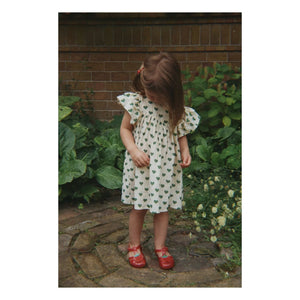 Konges Sløjd - Coco Hearts Bio-Baumwollkleid | Ecru