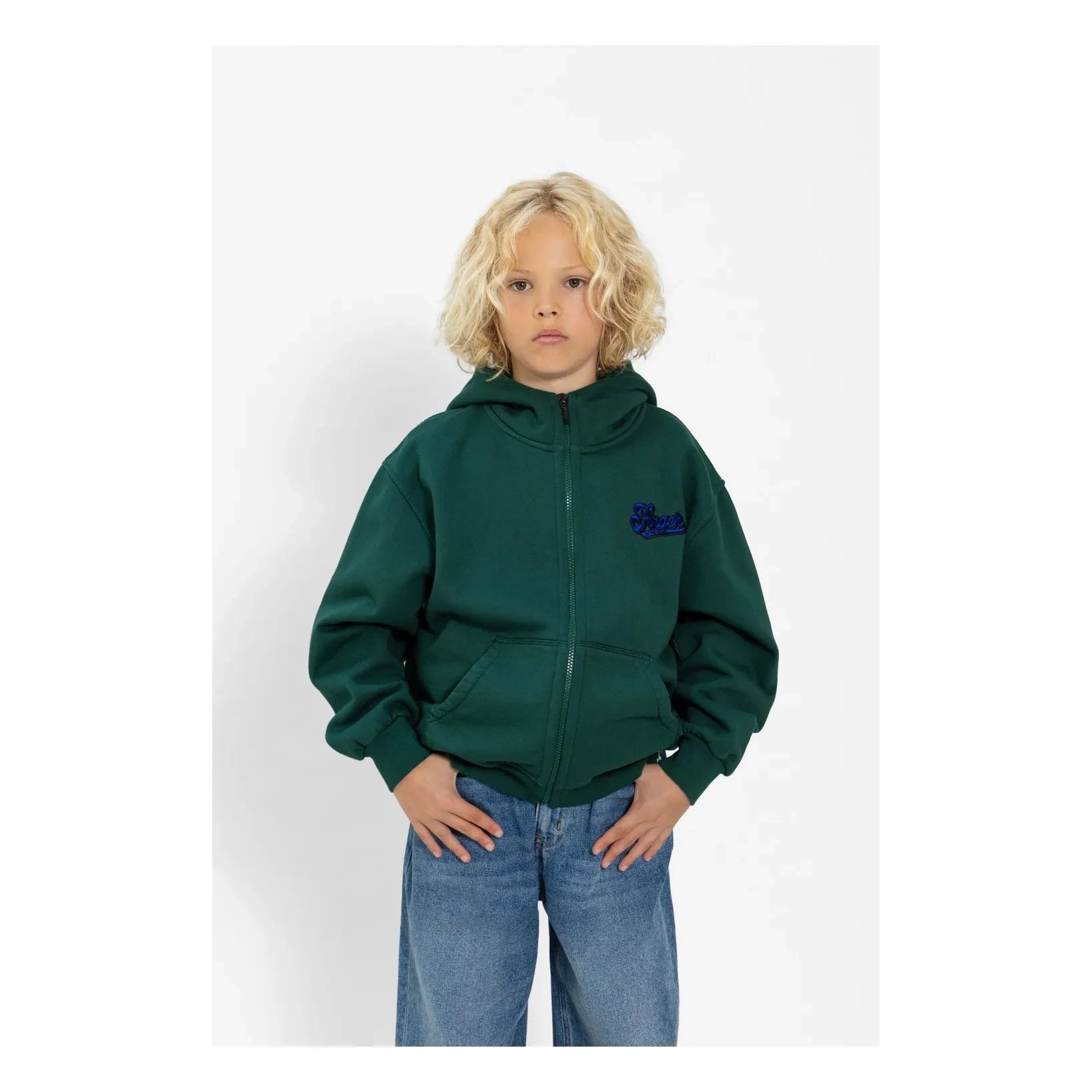 Finger in the nose - Harlan Sweatshirt aus Bio-Baumwolle | Dunkelgrün