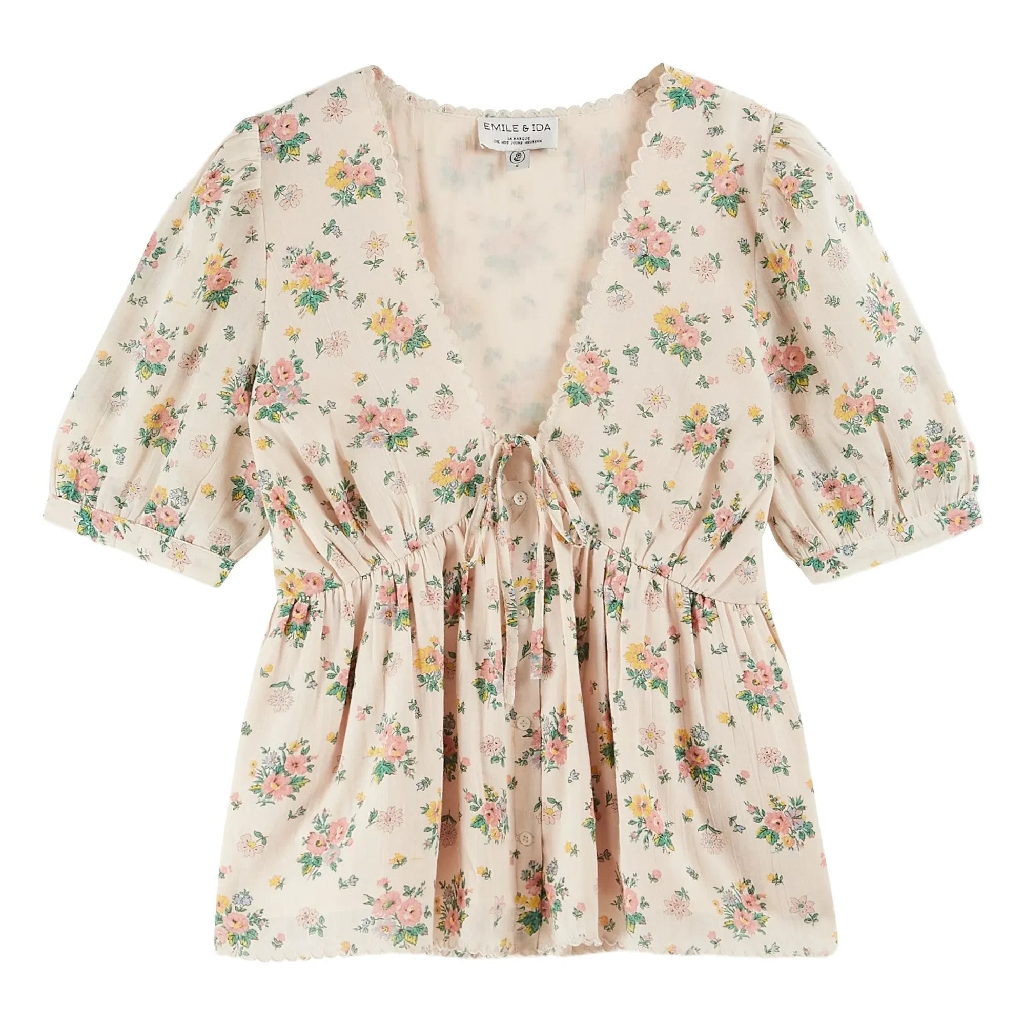 Emile et Ida - Bluse Borica | Ecru