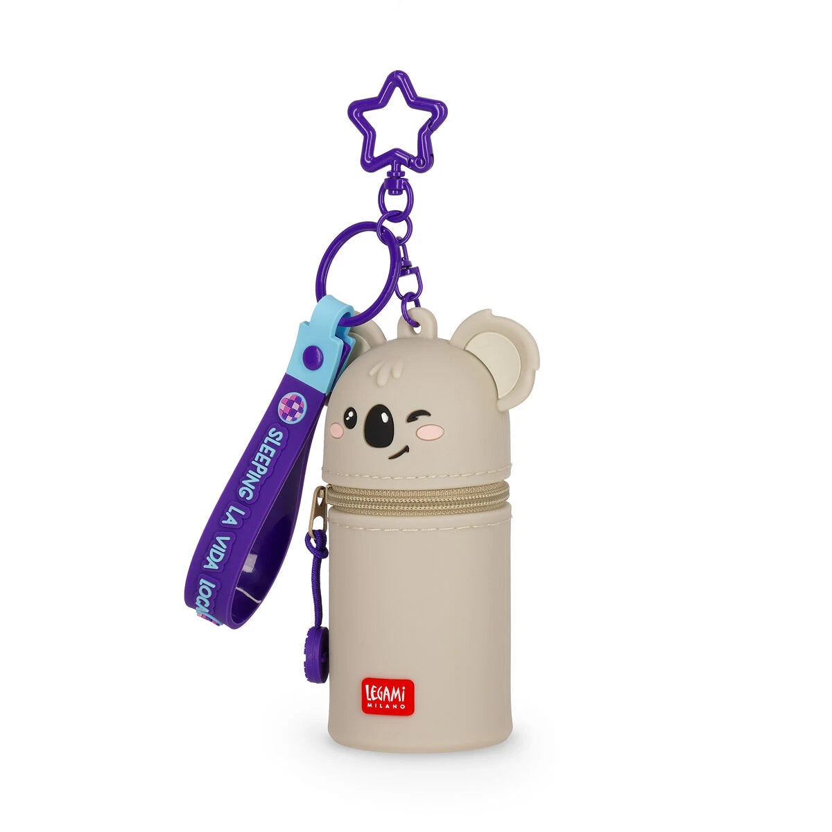 Legami - Koala-Münzbörse mit Schlüsselring - Mini Kawaii
