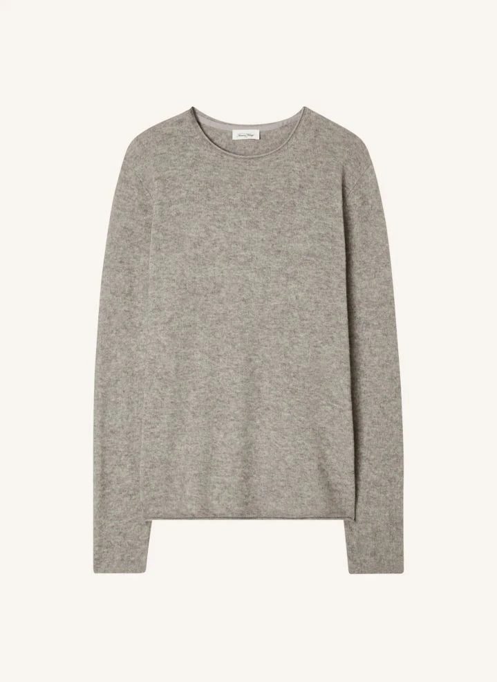 American Vintage - Ducksbay Wolle und Kaschmir Pullover | Heather grey