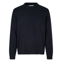 Samsoe Samsoe - Isak Woll-Pullover mit Rundhalsausschnitt | Dunkelblau