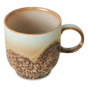 HKliving - Kaffeetasse aus Steingut | Braun