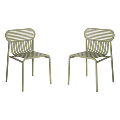 Petite friture - Weekend Stühle - 2er Set | Jade Grün