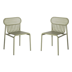 Petite friture - Weekend Stühle - 2er Set | Jade Grün
