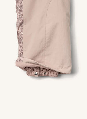 Wheat - Melte Fleurs Skioverall aus recycelten Fasern | Hellrosa