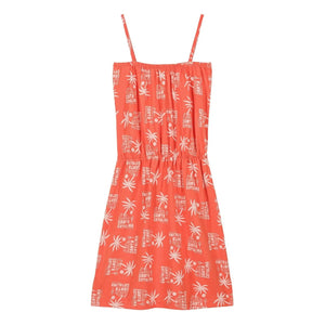 We Are Kids - Mina Palm Kleid Bio-Baumwolle | Orange