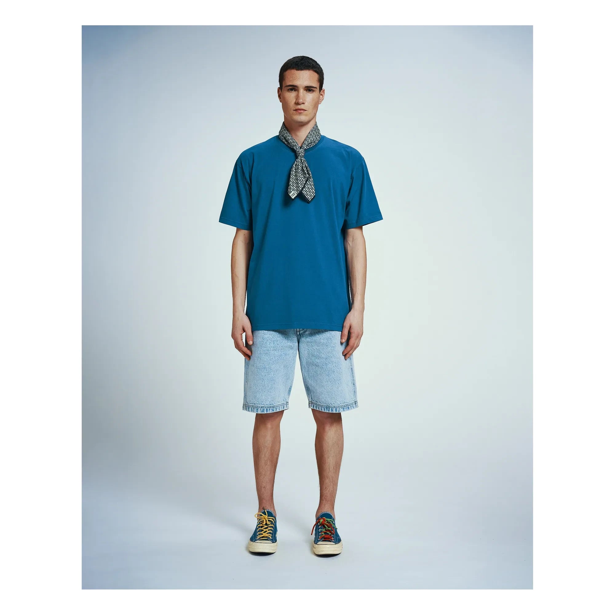 Homecore - MKO Baumwoll-T-Shirt | Blau