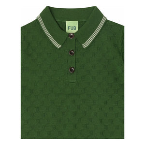 FUB - Polo MC Merinowolle | Grün