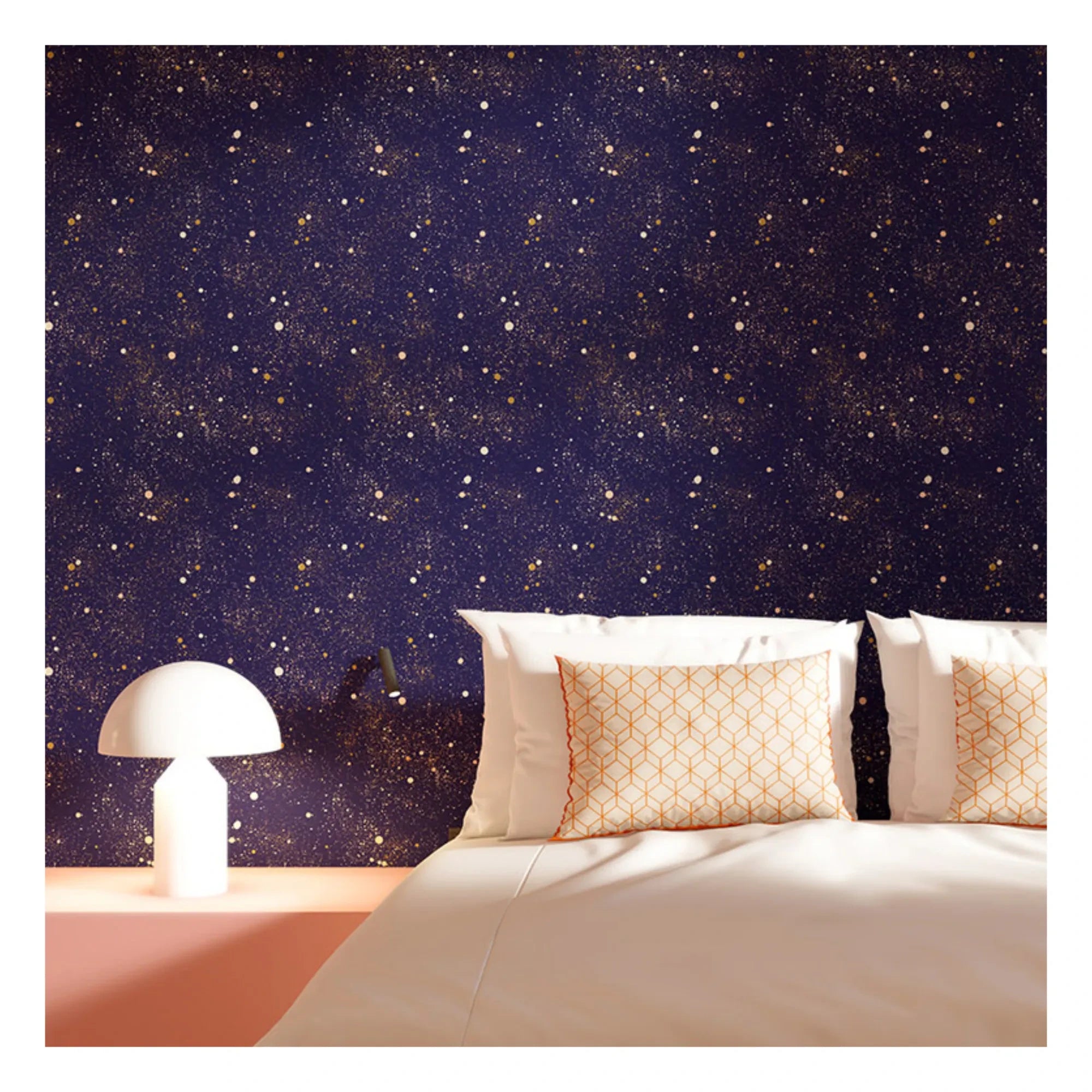 Season Paper - Constellation Tapete | Nachtblau