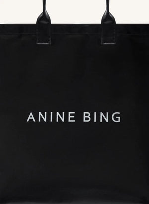 Anine Bing - Leonie Baumwolltasche | Schwarz