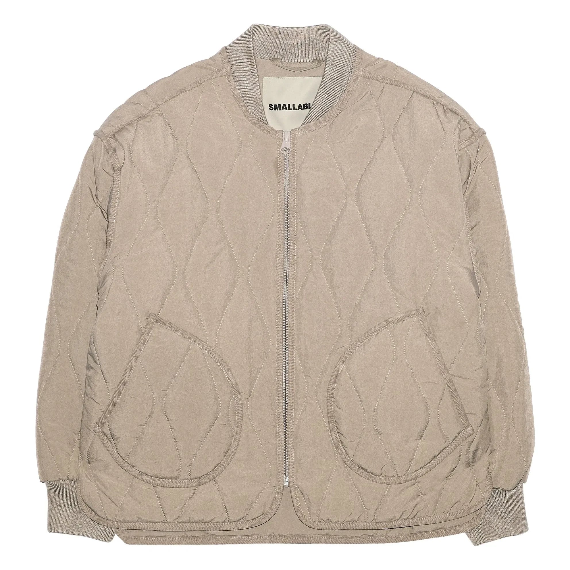 Smallable Kid - Wooly Stepp Bomberjacke | Taupe Grau