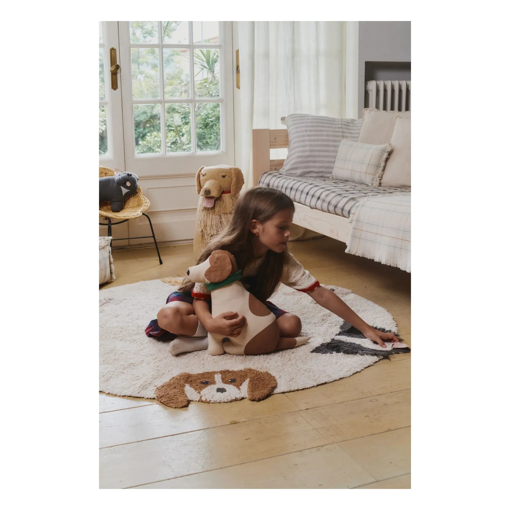 Lorena Canals - Cooper Kissen | Kamelbraun