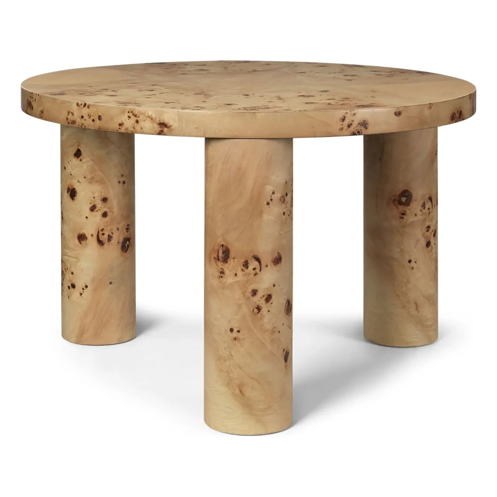 Ferm Living - Post Beistelltisch mit Pappelholzfurnier