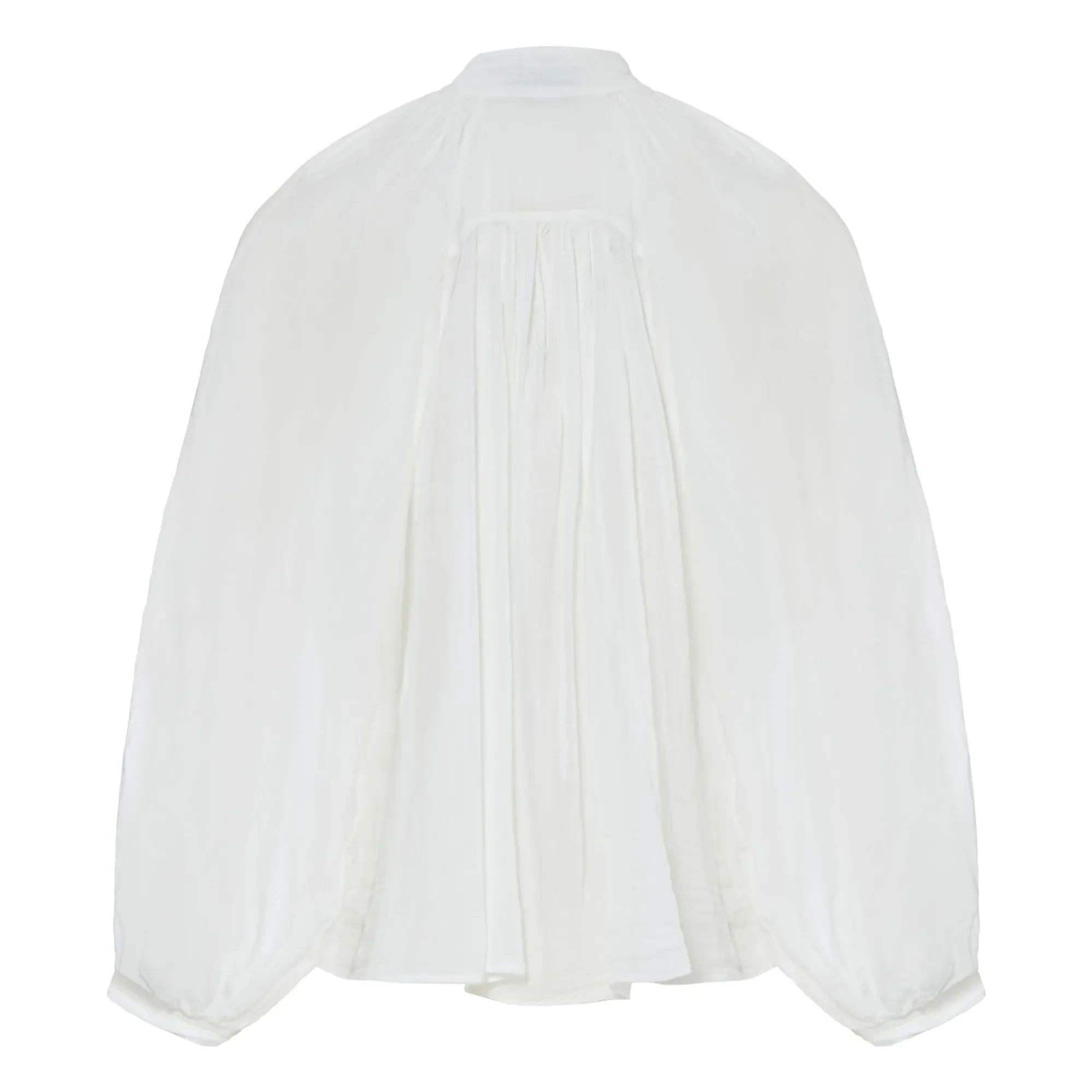 Forte Forte - Boho-Bluse Aus Baumwoll-Seiden-Voile | Weiß