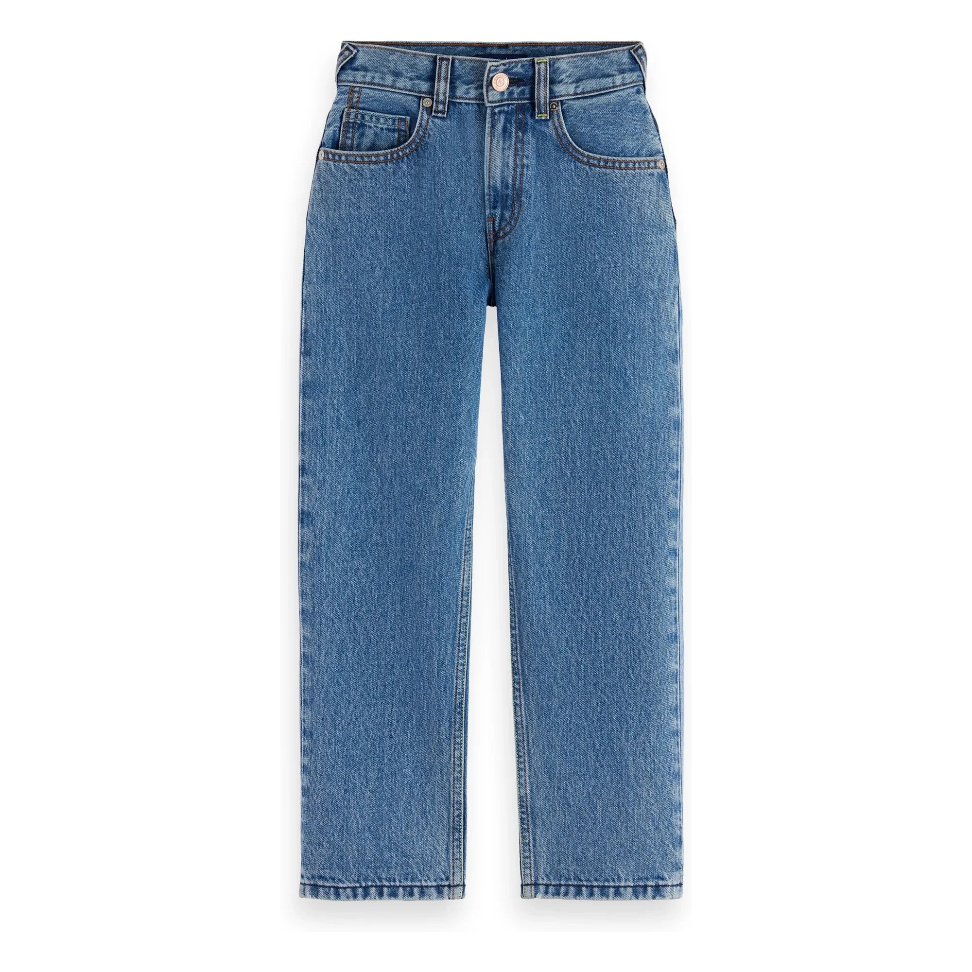 Scotch & Soda – Jeans mit geradem Schnitt aus recycelten Fasern | Blau