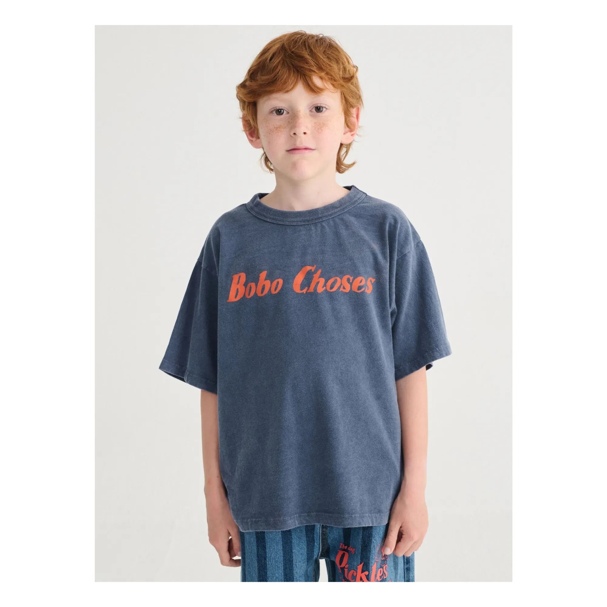 Bobo Choses - Bobo Choses Bio-Baumwoll T-Shirt | Marineblau