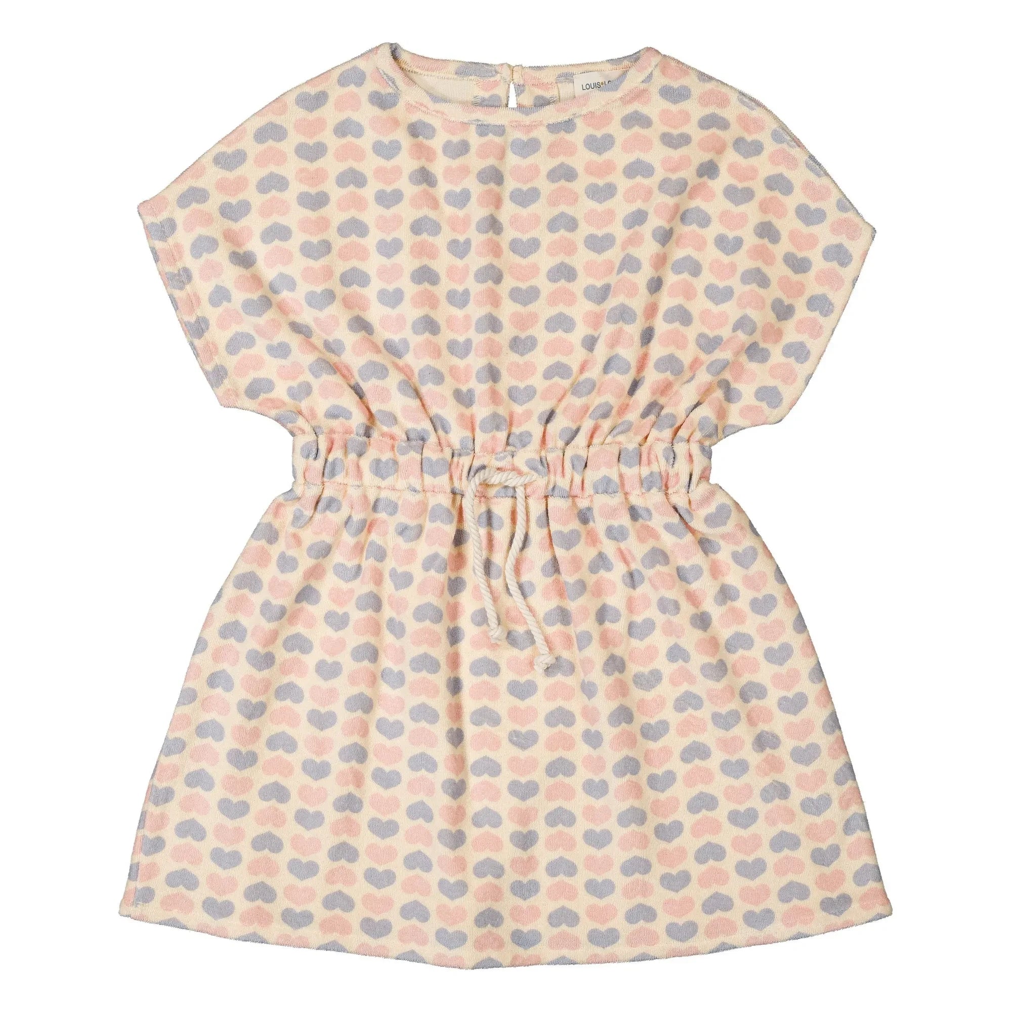 Louis Louise - Abbie Cœurs Sweatkleid | Hellrosa