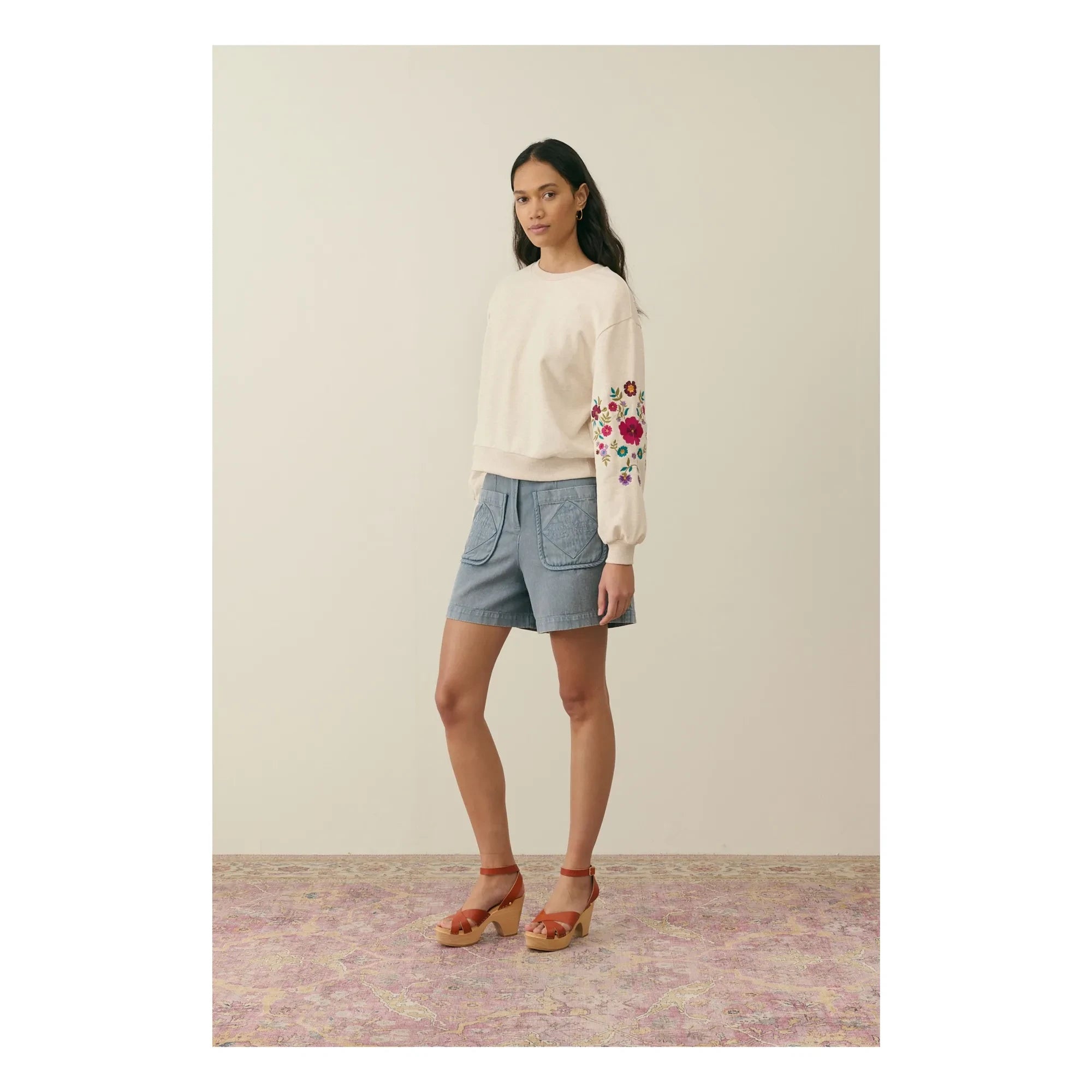 Louise Misha - Sweatshirt Judith aus Bio-Baumwolle - Damenkollektion | Creme