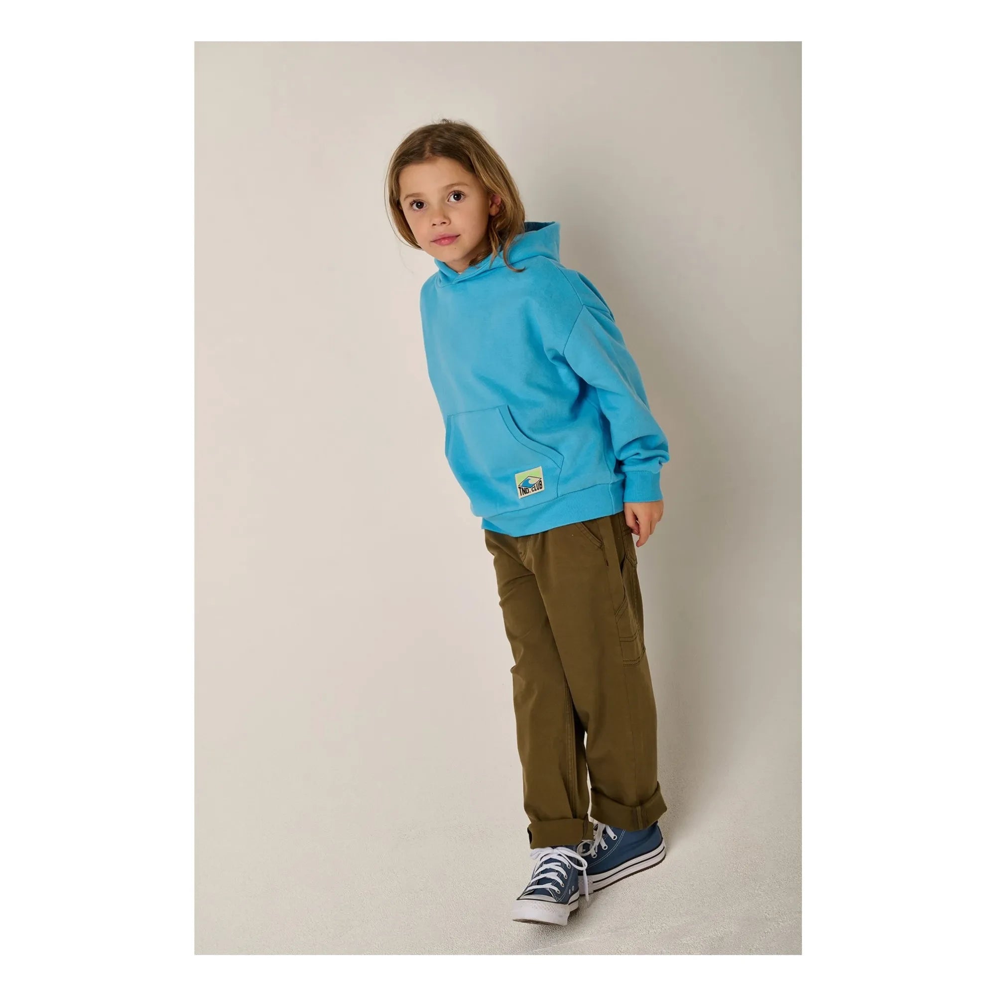 Tumble N'Dry - Tuzlu Bio-Baumwoll-Hoodie-Sweatshirt | Hellblau