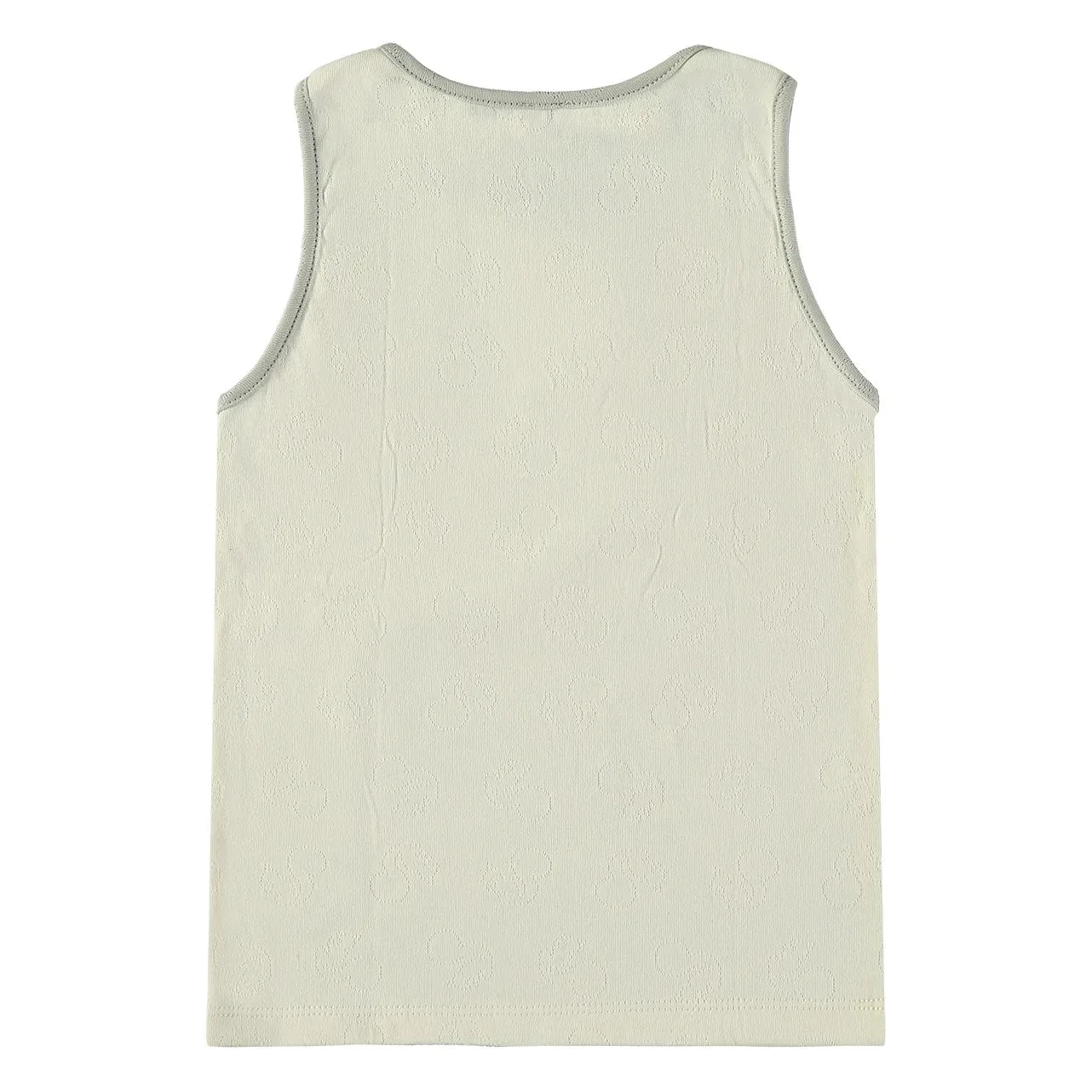 Risu Risu - Bio-Baumwoll-Ringer-Top | Ecru