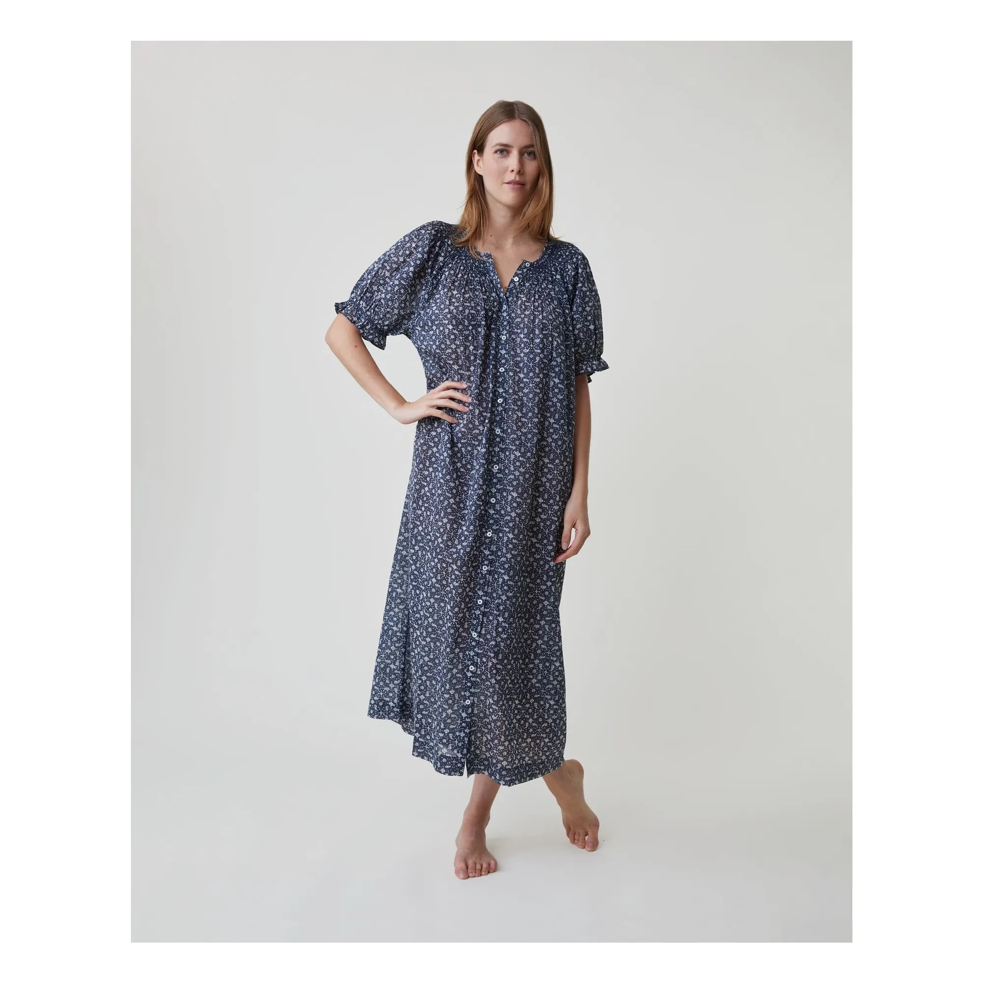 Scarlette Ateliers - Maya Nachthemd | Dunkelblau