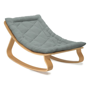 Charlie Crane - Levo Babywippe aus Buchenholz | Storm Blue