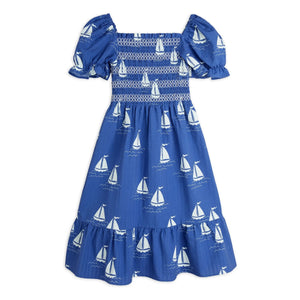Mini Rodini - Bateaux Bio-Baumwollkleid | Blau