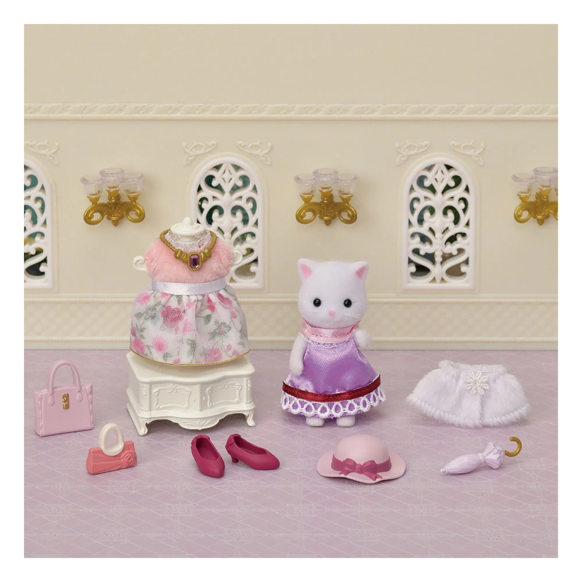 Sylvanian Families - Modekoffer und große Schwester Perserkatze