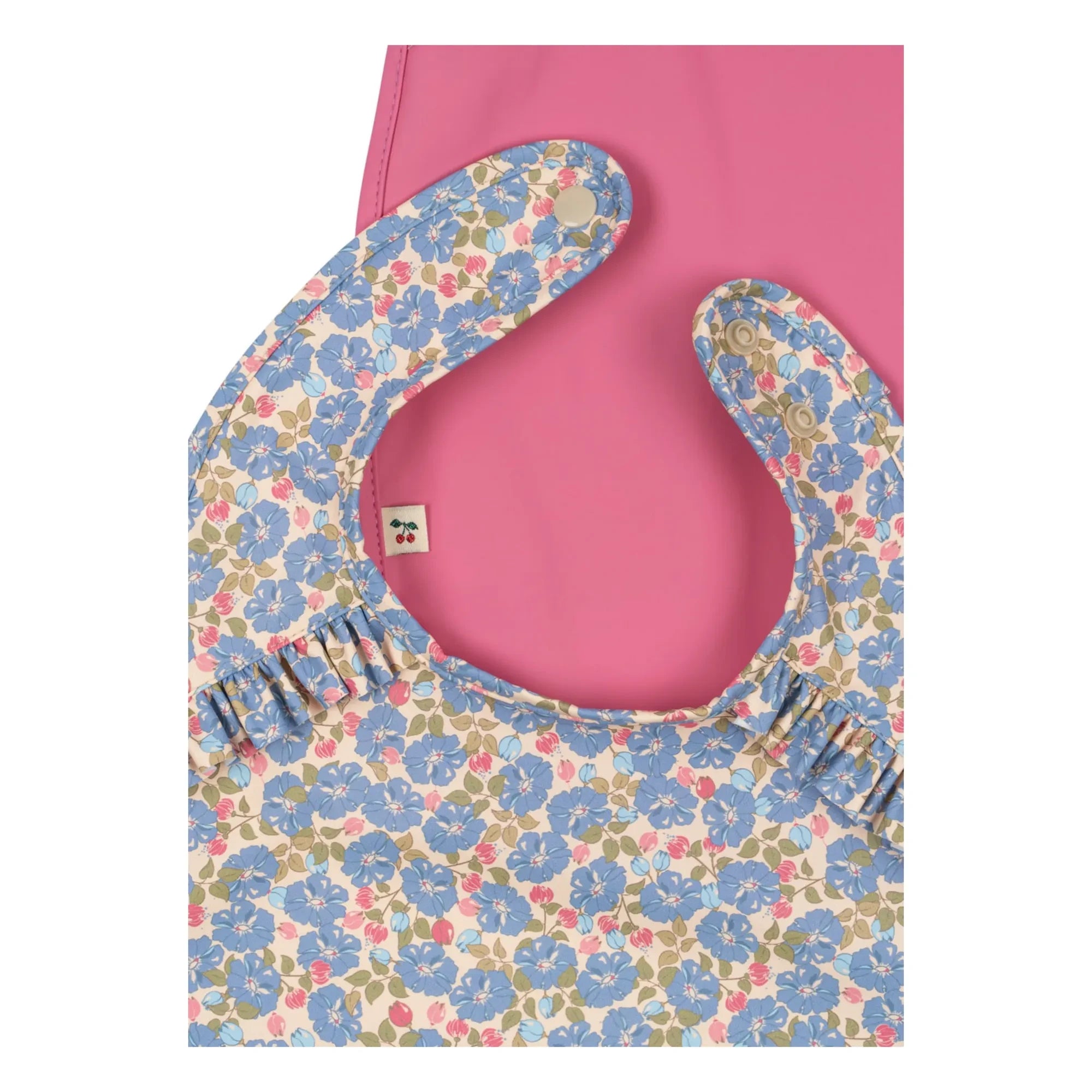 Konges Sløjd - Rosier Rüschen Lätzchen - 2er Set | Rosa