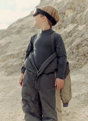 Wheat - Melte Skioveralls aus recycelten Fasern | Grau