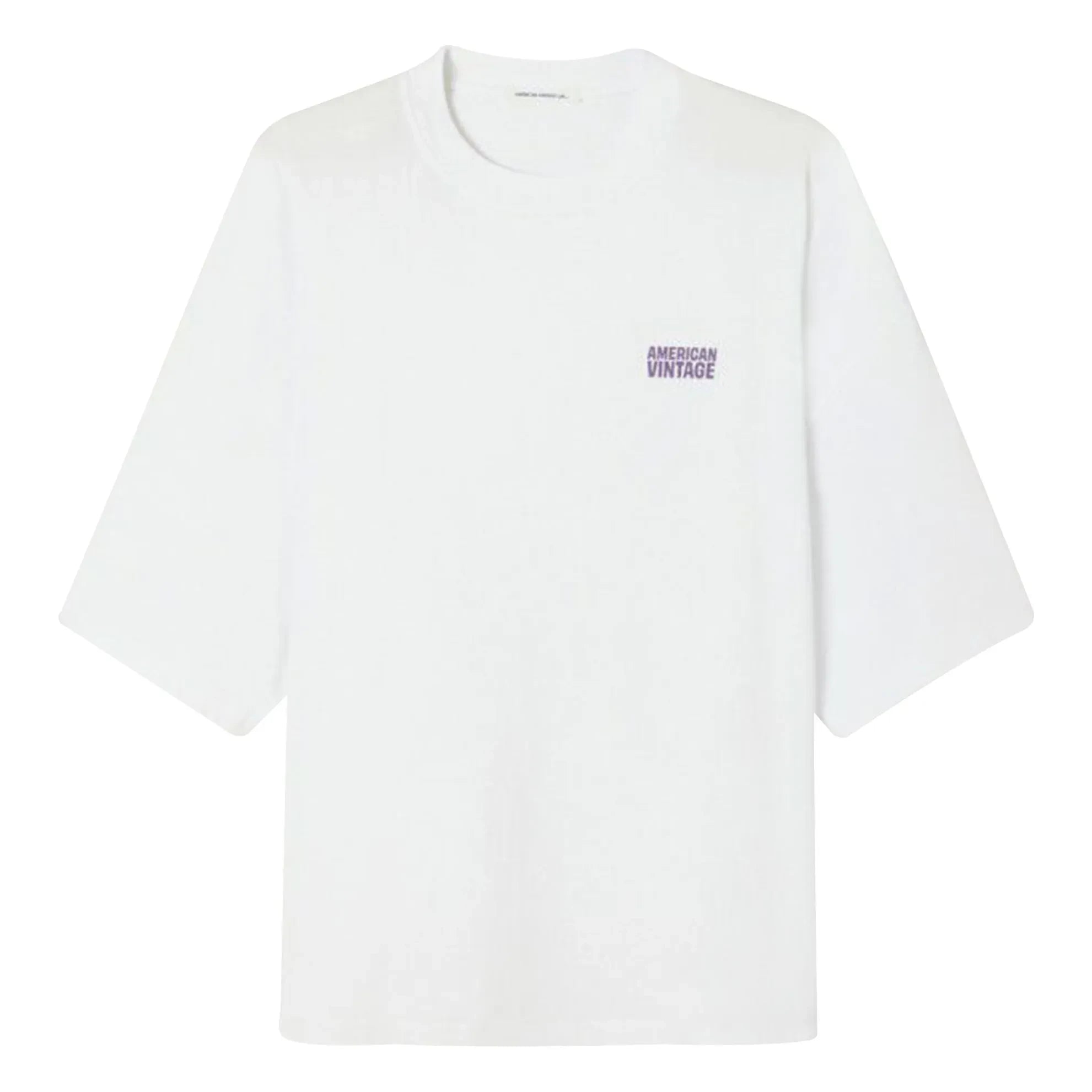 American Vintage - Gixy Baumwoll-T-Shirt | Weiß