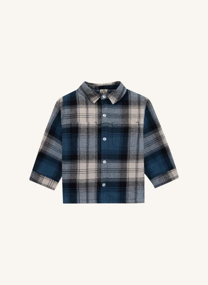 Bonton - Peace Carreaux Overshirt | Mavi